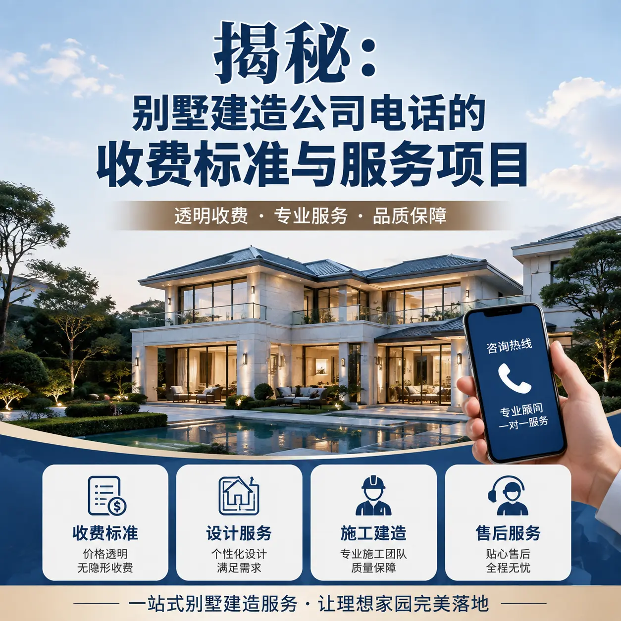 揭秘:玉屏别墅建造公司电话的收费标准与服务项目