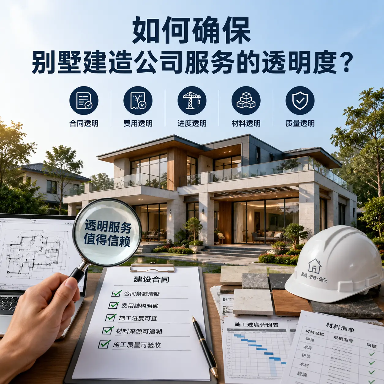 在 玉屏 如何确保别墅建造公司服务的透明度?
