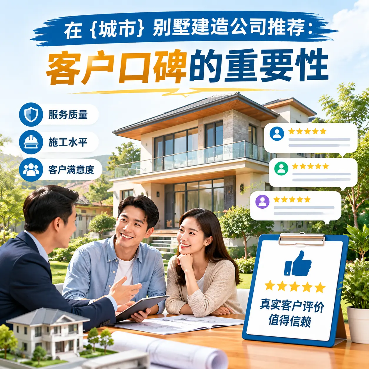 在 玉屏 别墅建造公司推荐:客户口碑的重要性