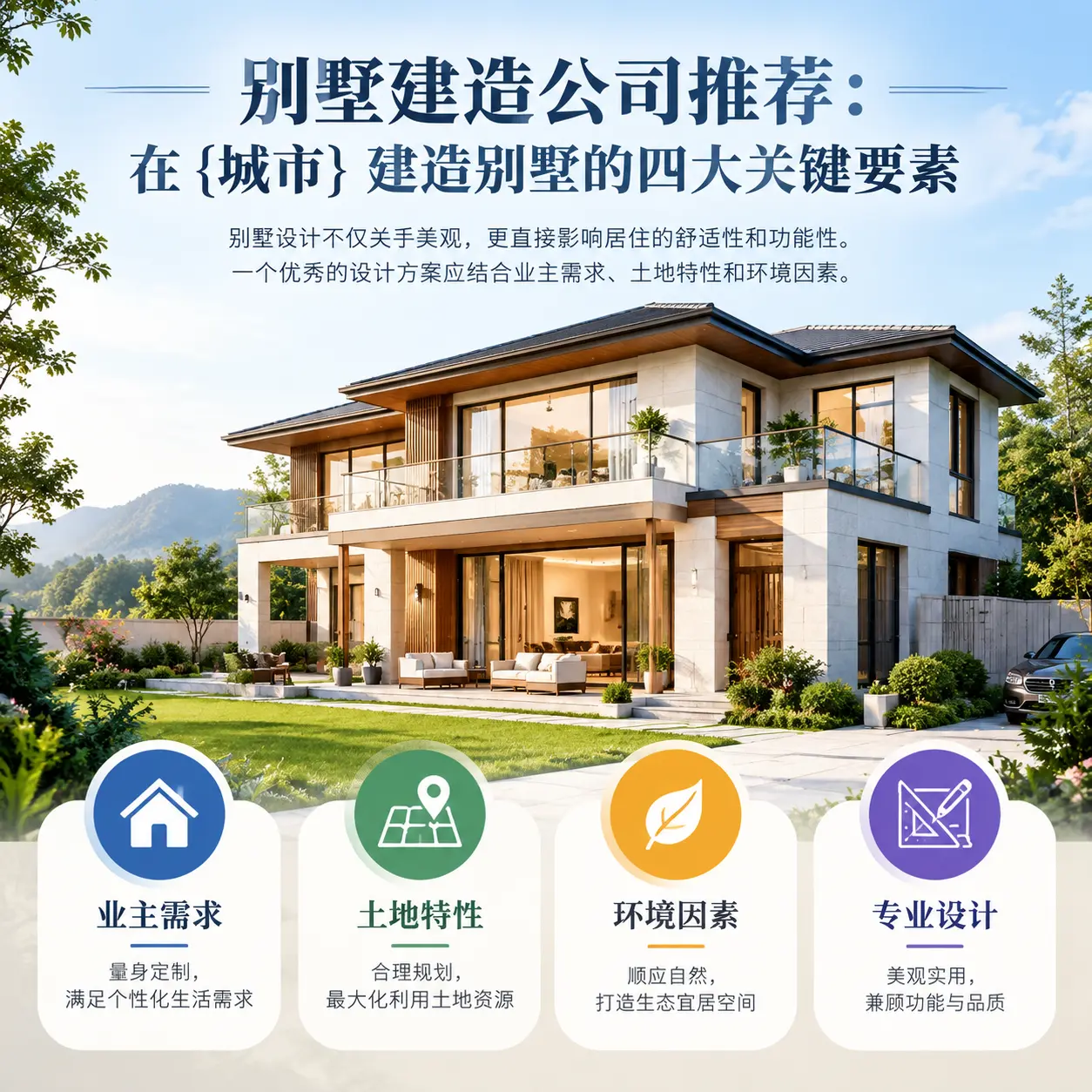 别墅建造公司推荐:在 玉屏 建造别墅的四大关键要素