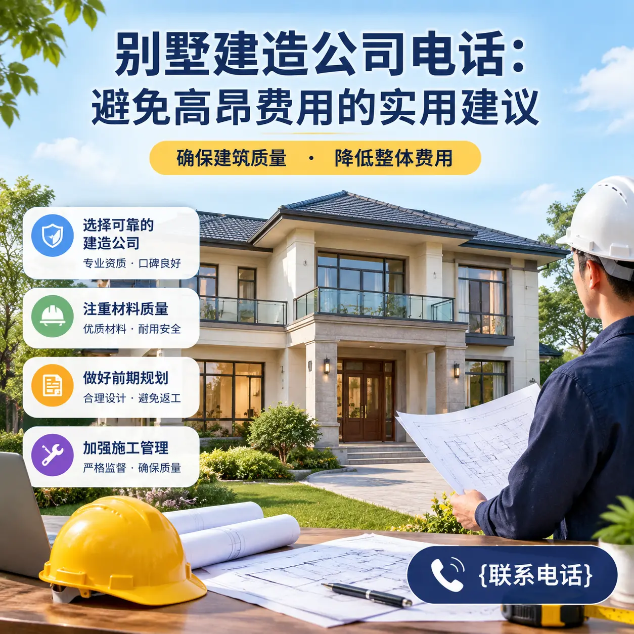 玉屏别墅建造公司电话:避免高昂费用的实用建议