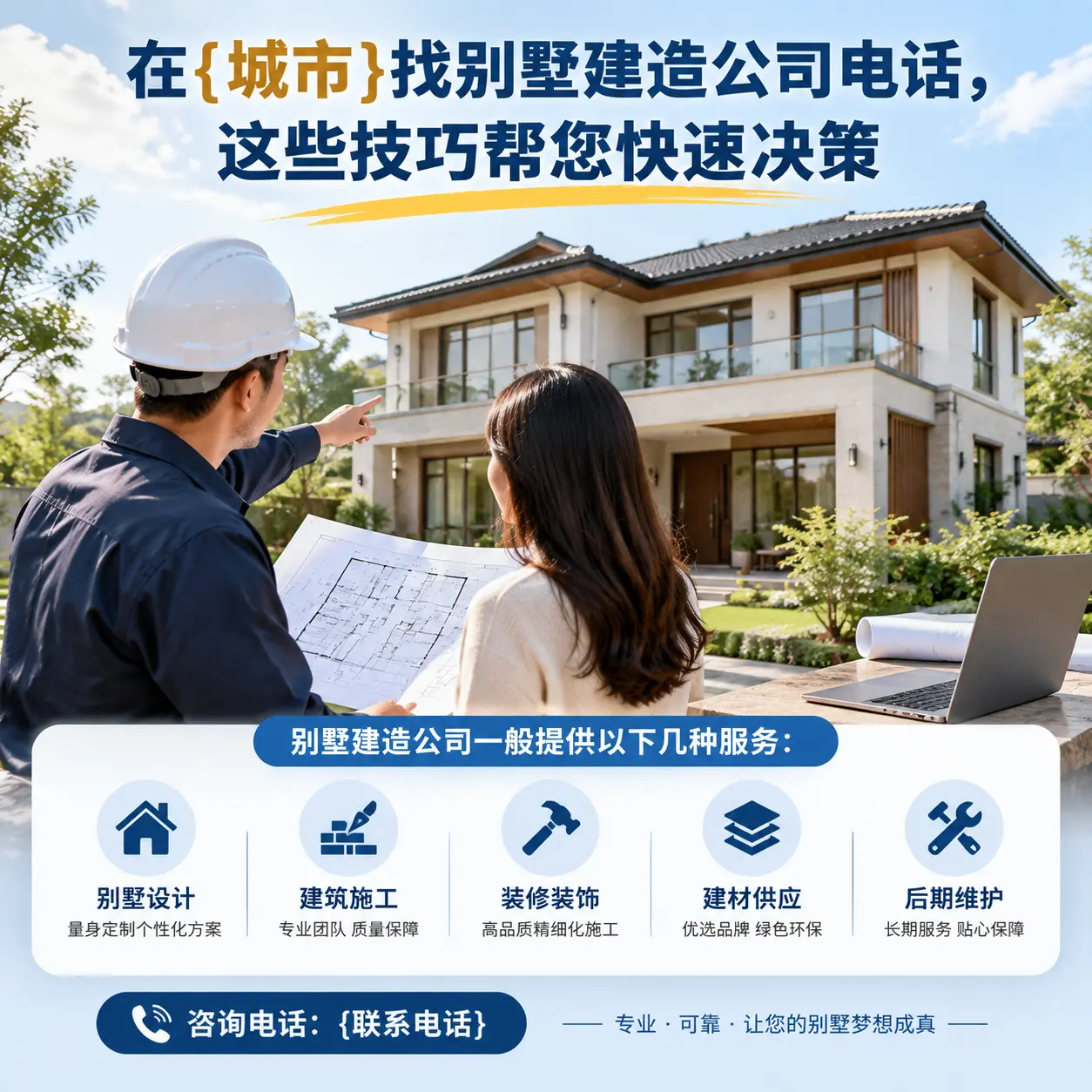 在玉屏找别墅建造公司电话,这些技巧帮您快速决策