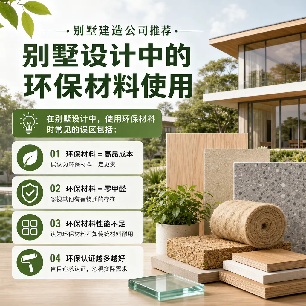 别墅建造公司推荐: 玉屏 别墅设计中的环保材料使用